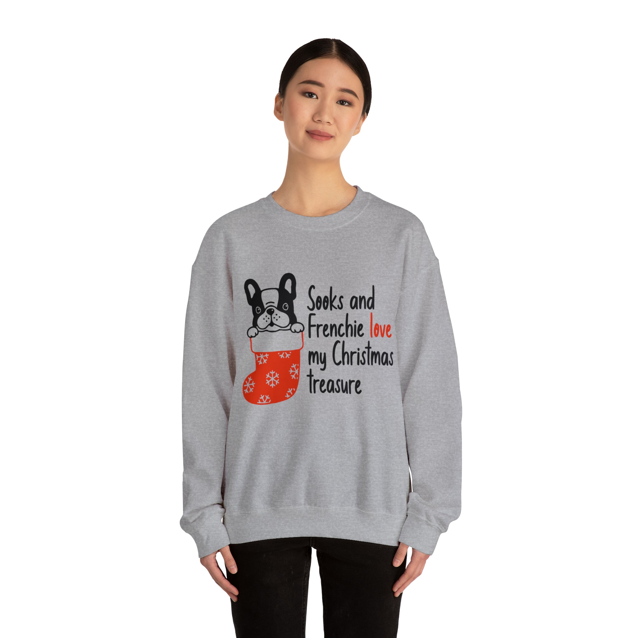 French Bulldog Willow Sweater Unisex Sweatshirt Essential Dog Supply