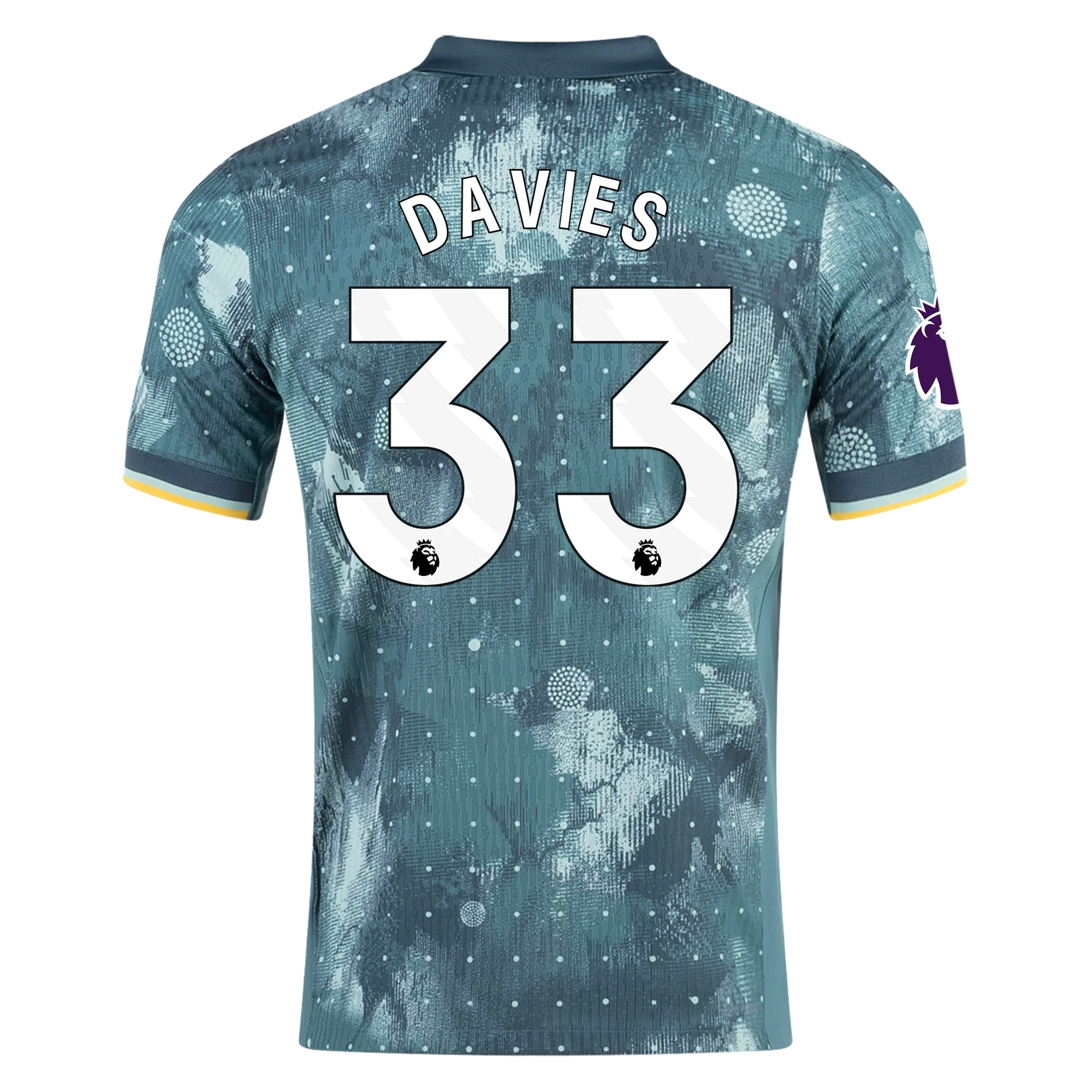 Tottenham Ben Davies 2024-2025 UCL Third Jersey – Authentic Shirt