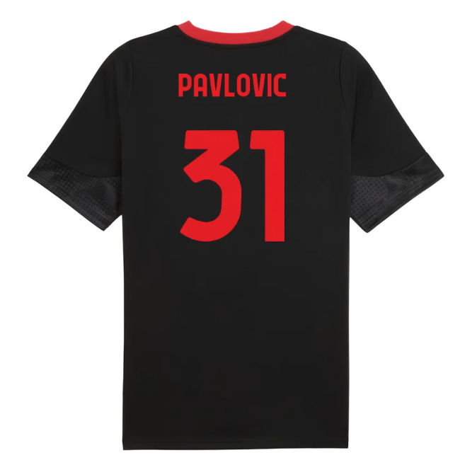 High Quality Red And Blacks Workout Shirt Pavlovic 3 #1 Latest S (v8)