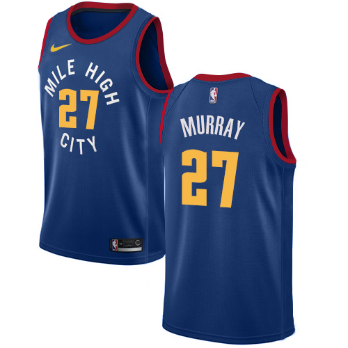 Blue DEN Denver Nuggets #27 Nike Premium Jersey Premium Quality
