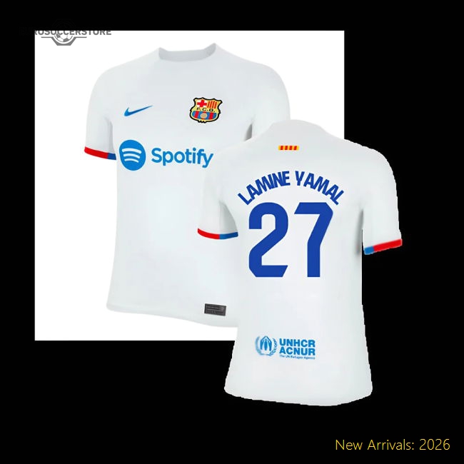 2023-2024 Barcelona Away Fan Version Ladies Shirt Soccer Wear