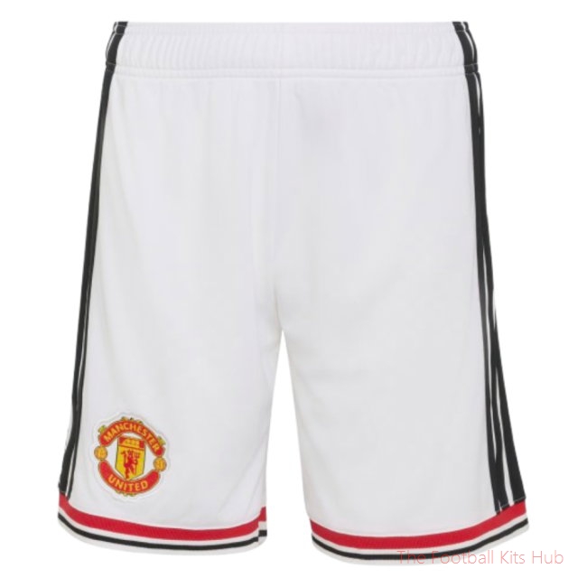 Breathable Replica Man Utd 2026-2027 Home Shorts (Kids)