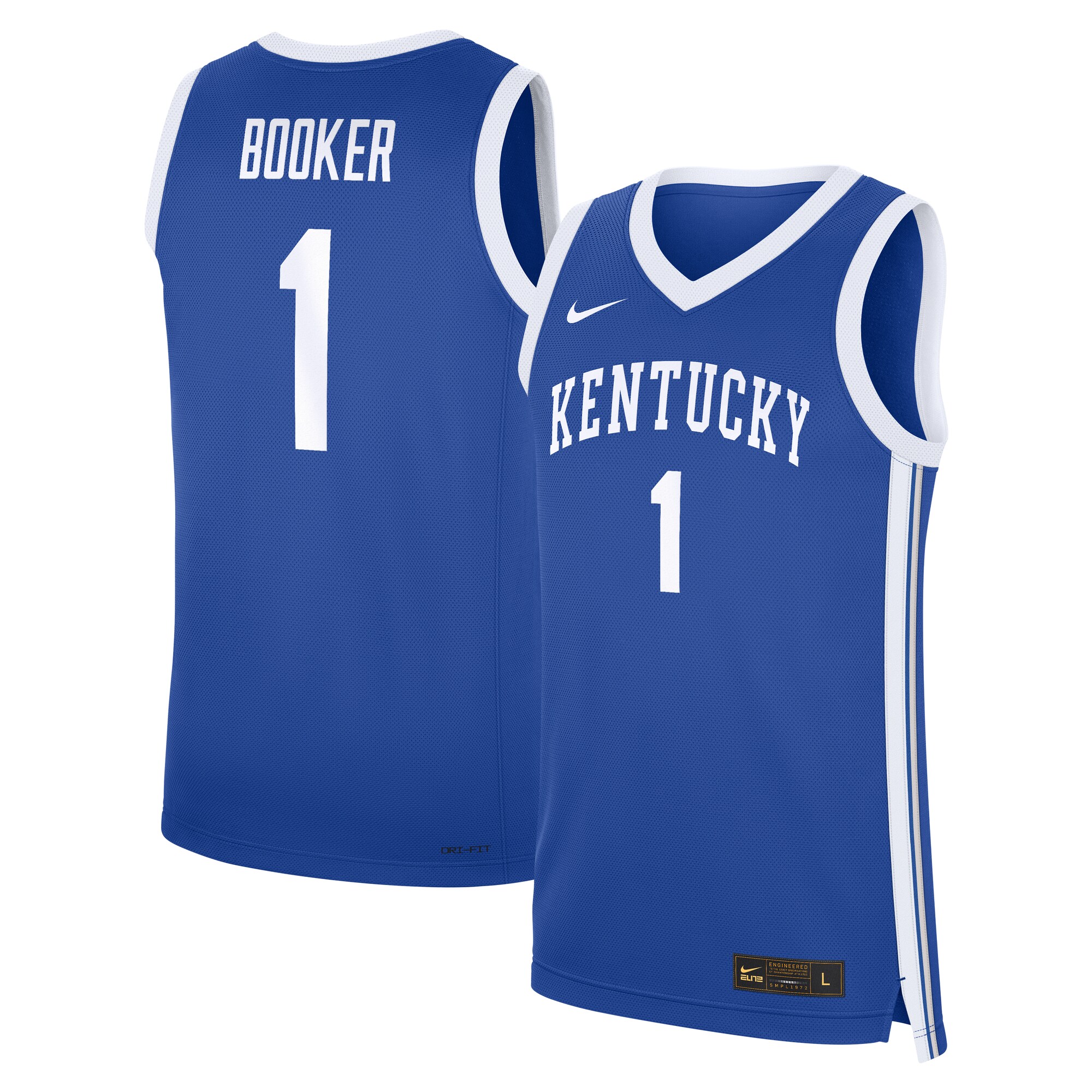 [DDG] Devin Booker #1 Kentucky Wildcats Road Replica Basketball Jersey - Royal
