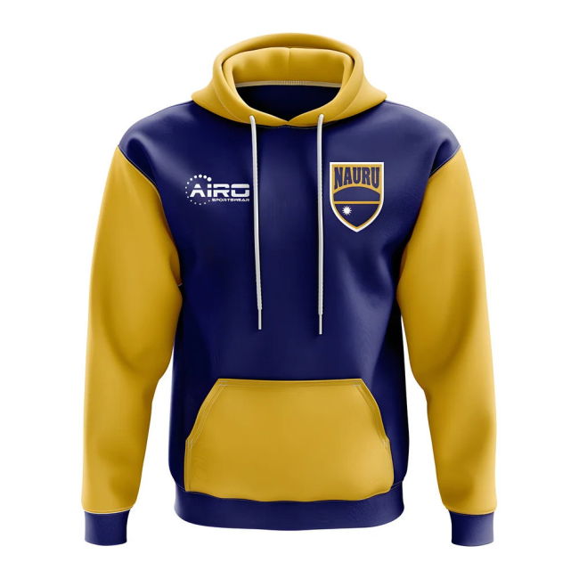 World Nauru Concept Country Football Hoody (Blue) Replica