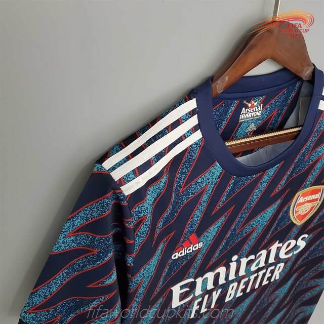 Arsenal 21-22 Third Dark Blue Soccer Football Kit