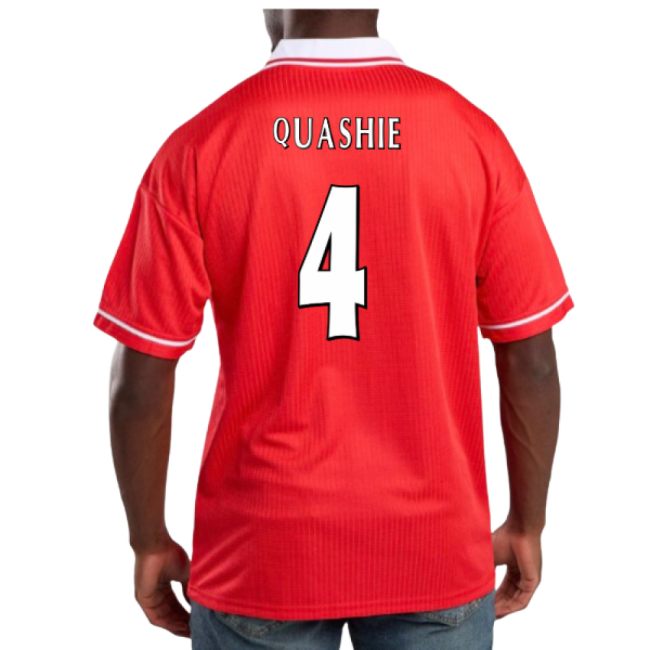1998-2000 Nottingham Forest Home Retro Shirt Quashie 4 For Premier