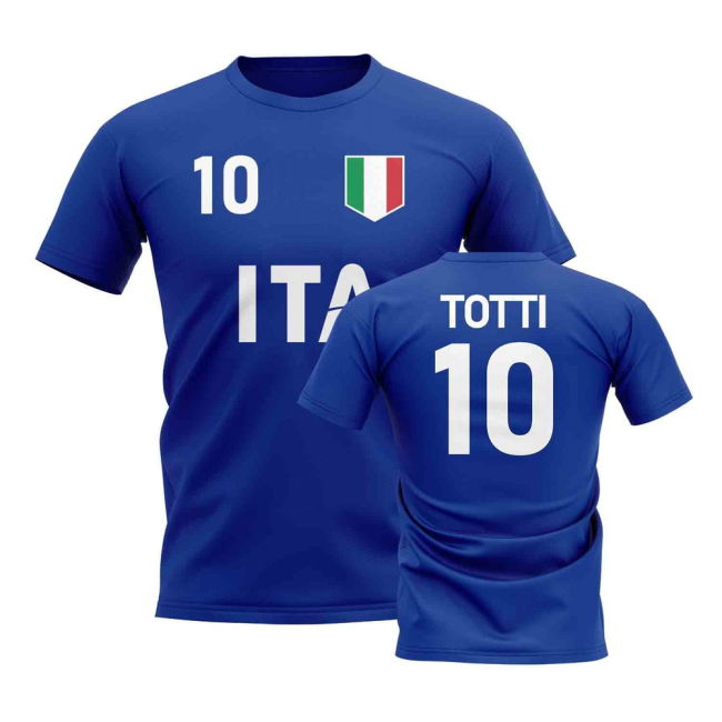 Francesco Totti Country Code Hero T-Shirt (Blue) Official