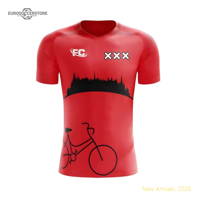 2025-2026 Afc Ajax Away Fan Version Womens 2026 Amsterdam Shirt