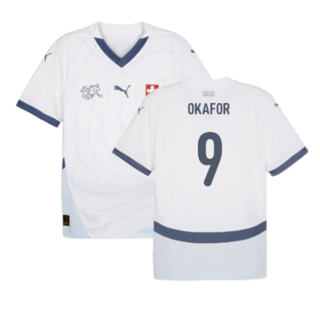 Rare Premium Edition Switzerland Away Unique Shirt (Okafor 9)