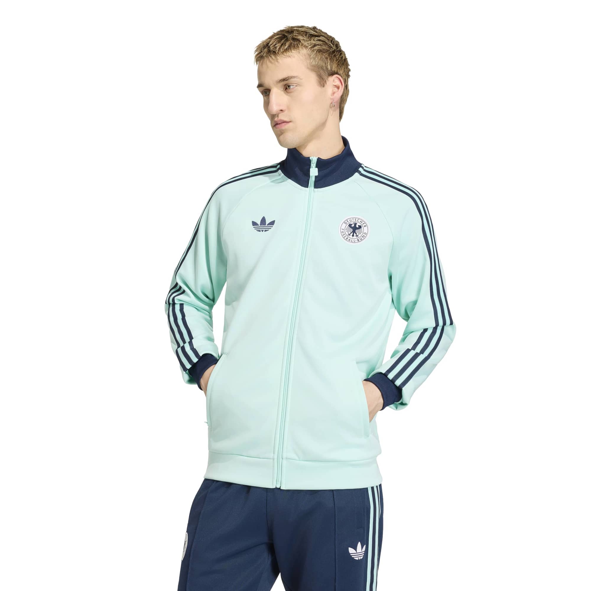 [LK] Germany National Team Originals Full-Zip Track Jacket - Turquoise