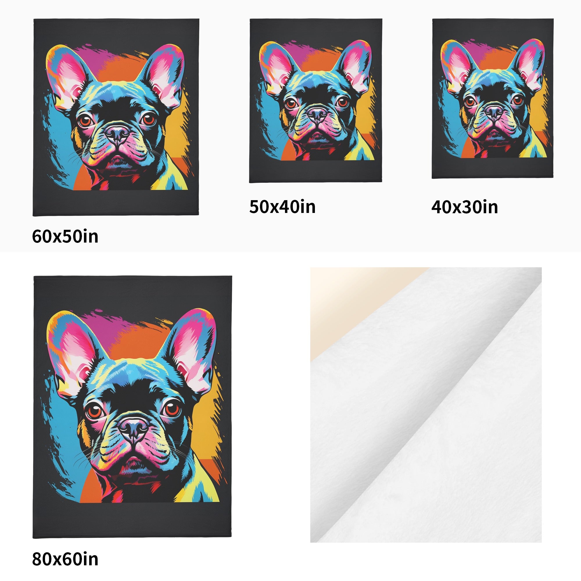French Bulldog Dixon Blanket Cute Frenchie Essential