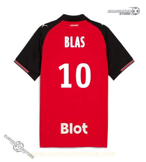 Rennes Home BLAS 10 Jersey for the 25-26 Season