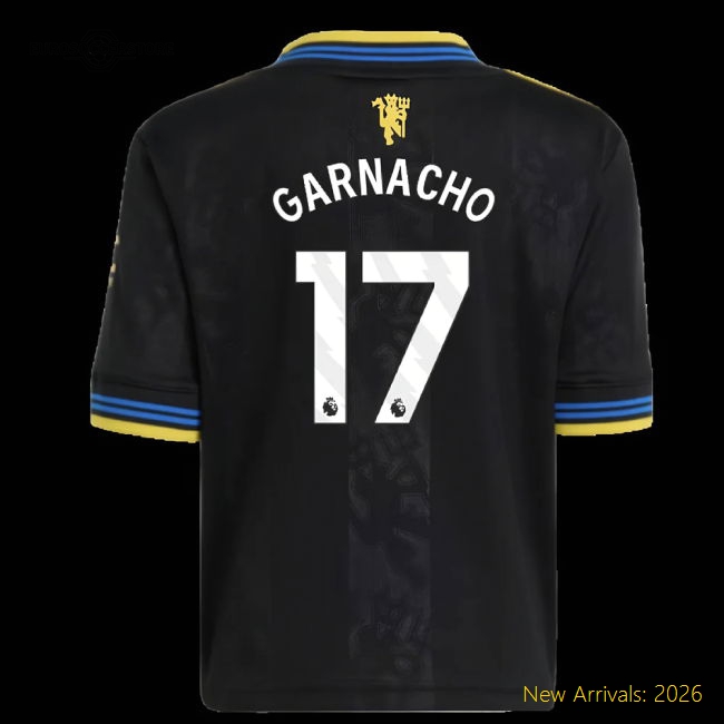 Safe Mini Football Team Garnacho Jersey 2025-2026 Quick-dry