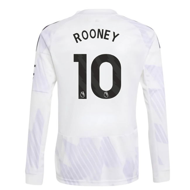 2025-2026 Man Utd Long Sleeve Away Shirt (Kids) (Rooney 10)