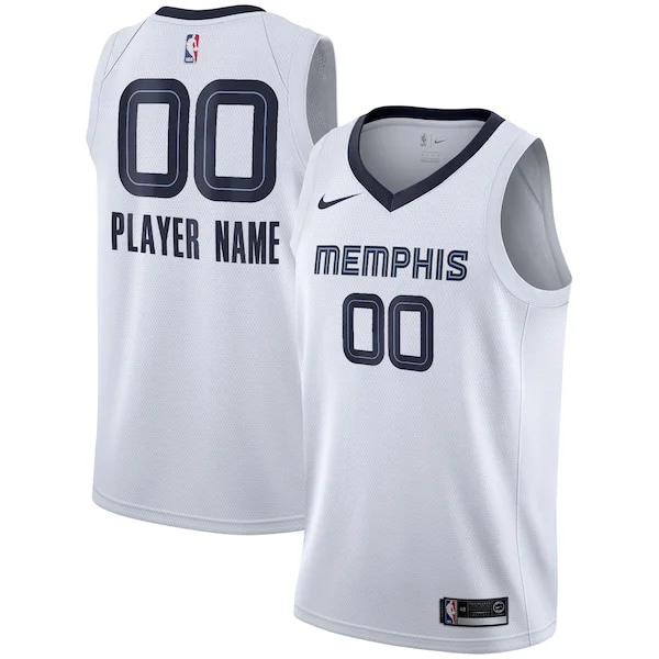 Memphis Grizzlies MEM Swingman Jersey - vintage Basketball - White