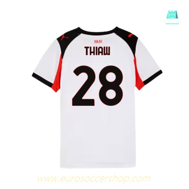 2025-2026 AC Milan Away Shirt (Kids) (Thiaw 28)