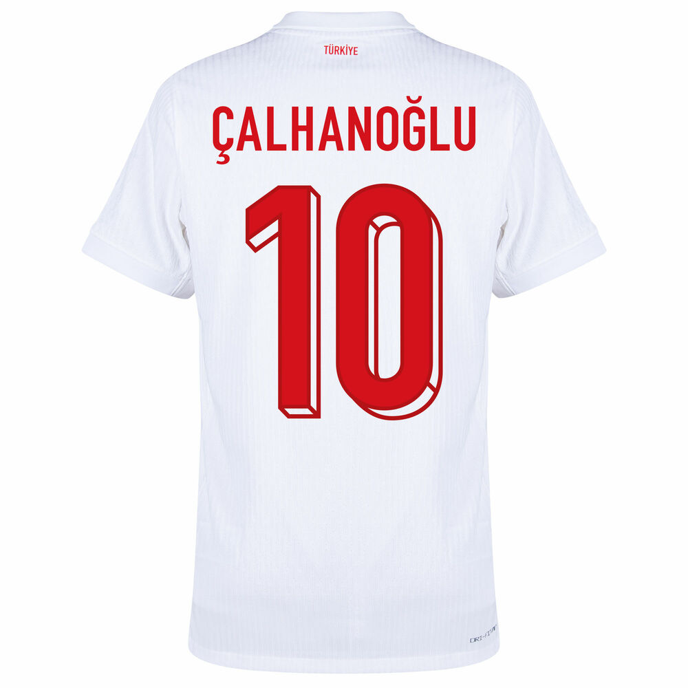 Türkiye Home Team Jersey 2024-25 Edition Calhanoglu
