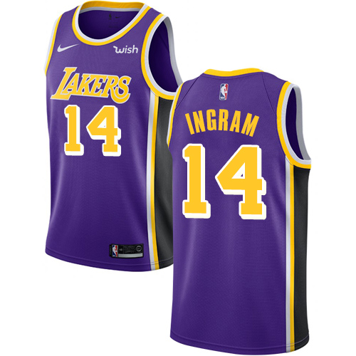 Authentic LAL Brandon Ingram #14 2024 Statement Swingman NBA Jersey