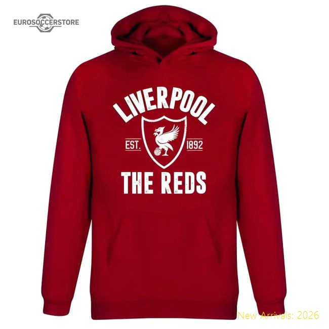Authentic Liverpool Established Kids Hoodie - Red - Premium Quality