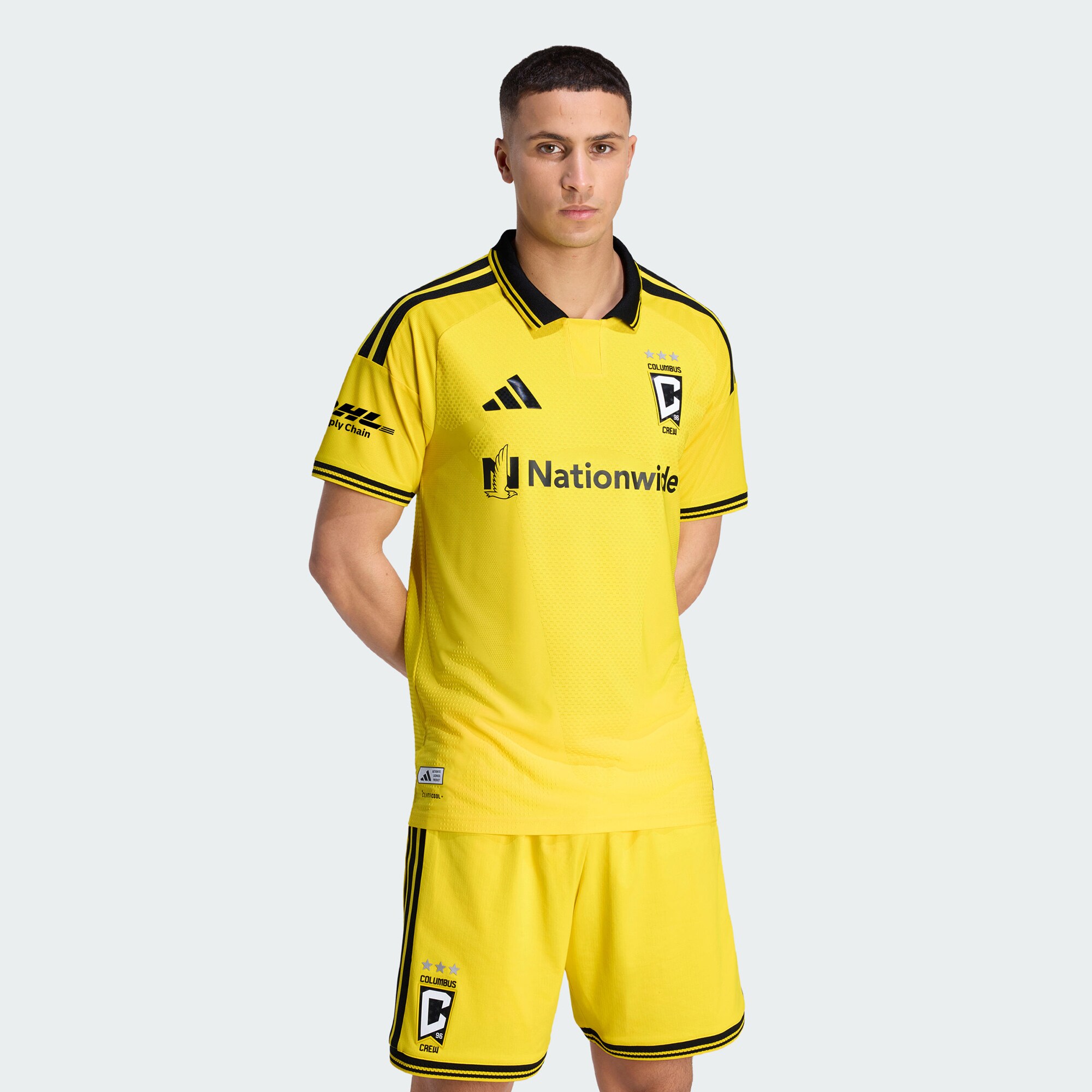 [SJH] Columbus Crew 2026 The Crafted for Excellence Kit On-Field Authentic Patch Jersey - Yellow