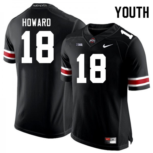 Youth(kids) Ohio State Buckeyes #18 Will Howard Official Football