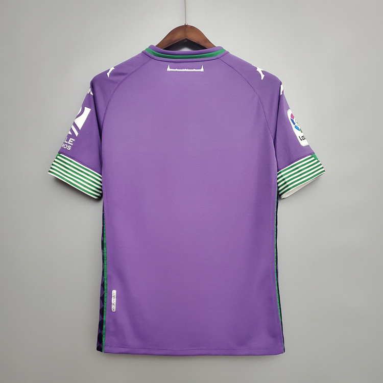 Quick Dry Real Betis 20-21 Away Purple Soccer Jersey Football Shirt