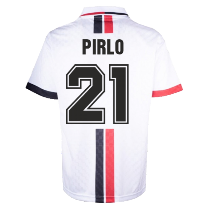 Ac Milan 1996 Away Retro Shirt (pirlo 21) - Fantastic Value