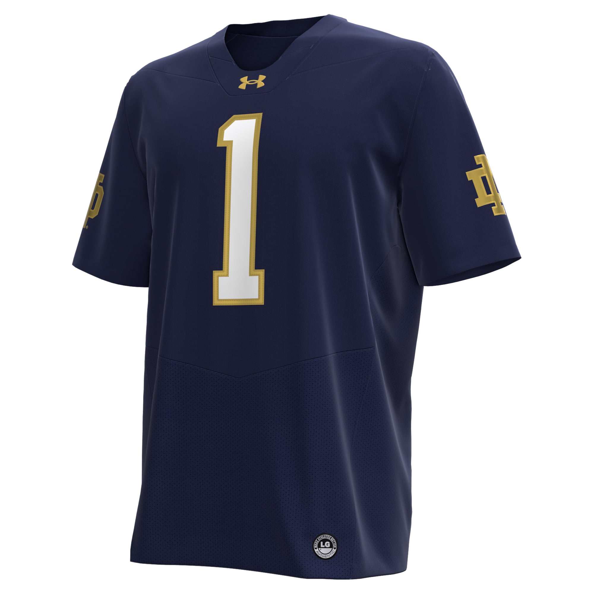 Men's Navy Notre Dame Fighting Irish Premier Football Jersey