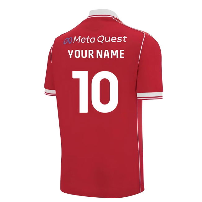 2025-2026 Wrexham Home Shirt (Your Name) | Player Issue