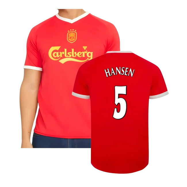 2001-2003 Liverpool Retro Euro Home Shirt (Hansen 5)