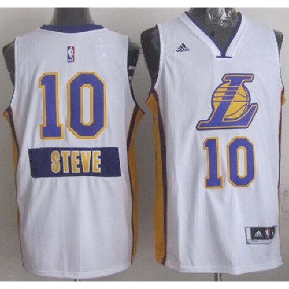 Lakers #10 Steve Nash White 2014-15 Christmas Day Stitched NBA Jersey