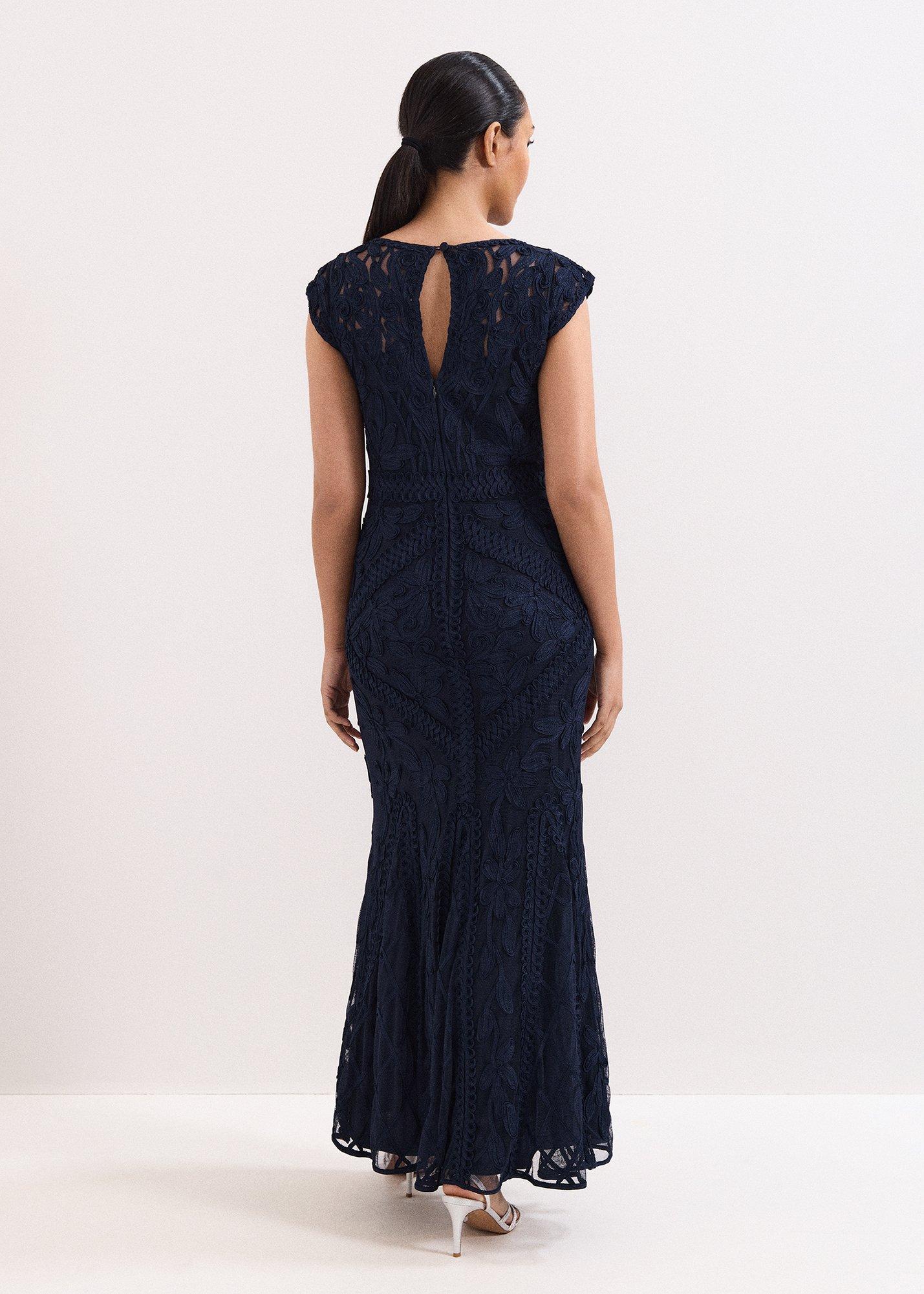 Petite Khiana Tapework Maxi Dress