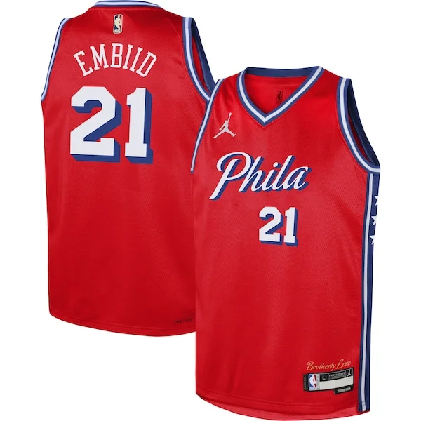 Joel Embiid PHI Professional Jersey - Economical Deal - Fan Favorite