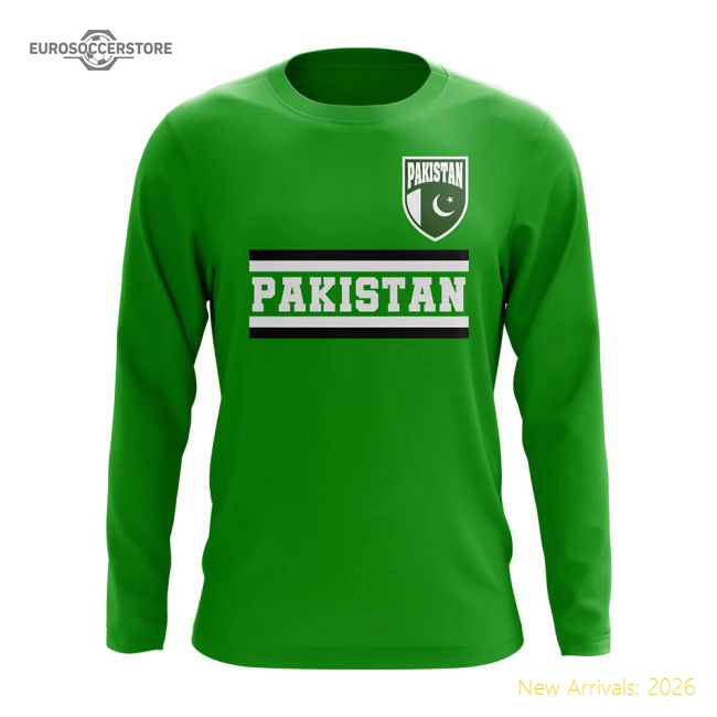Pakistan Core Football Country Long Sleeve T-shirt (green)