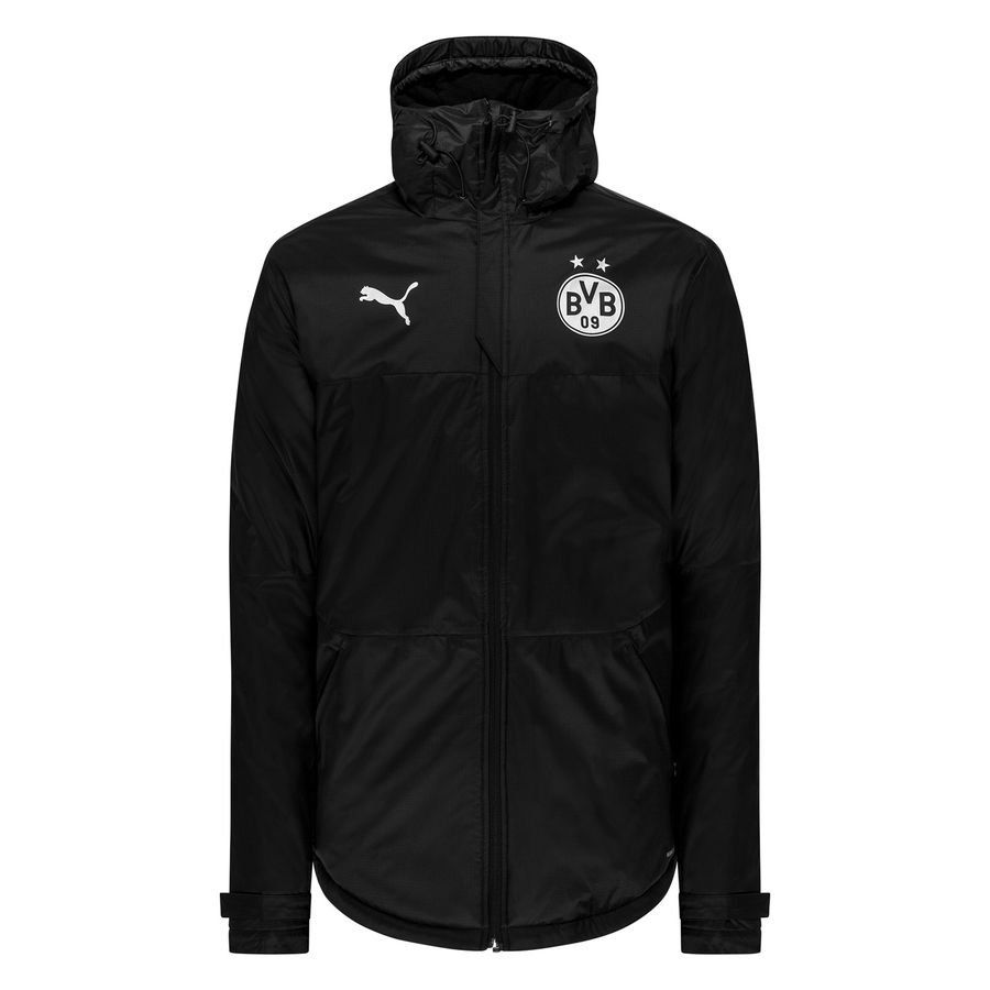 Dortmund Winter Jacket - PUMA Black/Puma Silver
