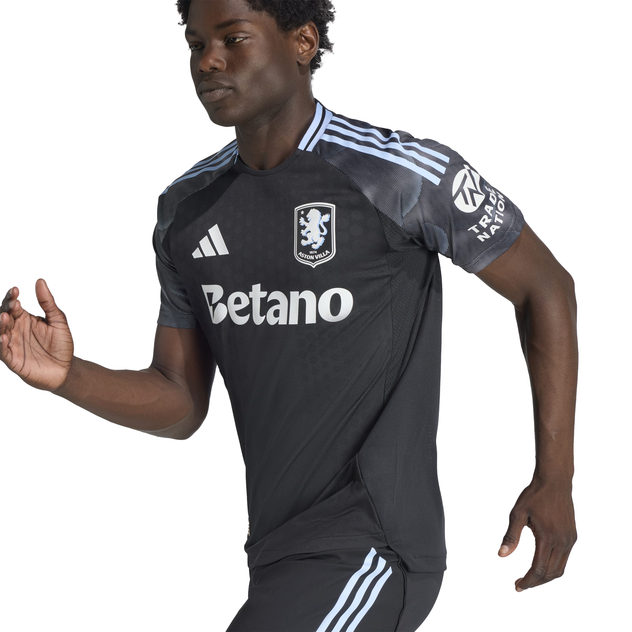 [SJH] Aston Villa 2025/26 Away Authentic Jersey - Black