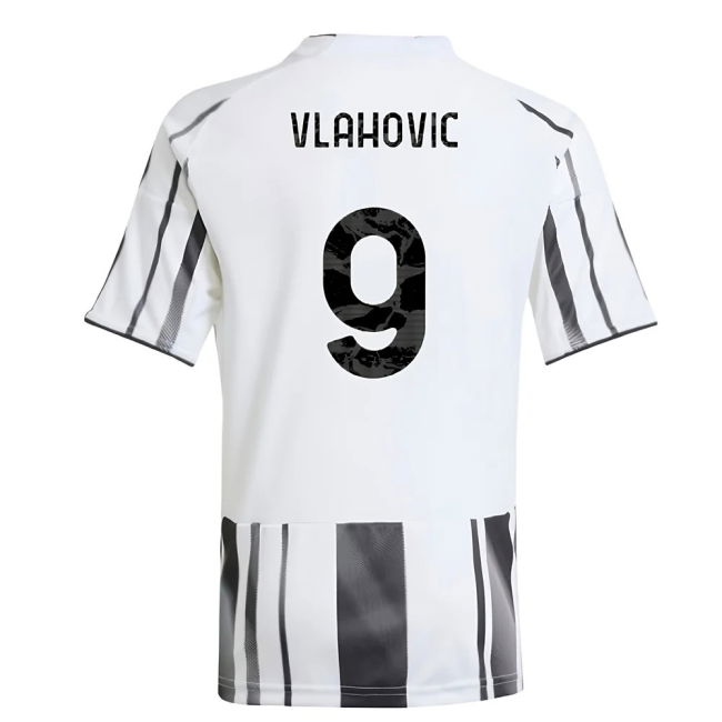 2025-2026 Juventus Home Shirt (Kids) (Vlahovic 9) Quick Dry