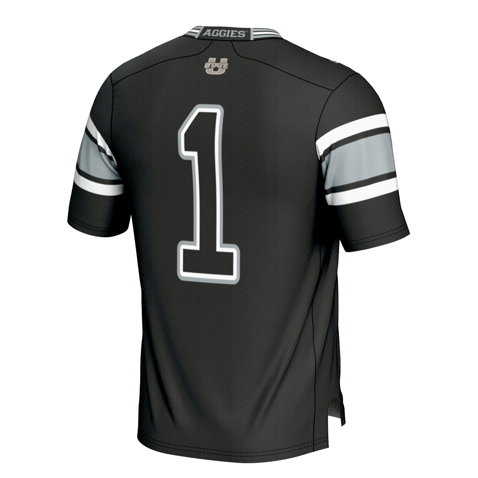 Utah State Aggies #1 Football Jersey - Black | Stadium Series 26/27 Season