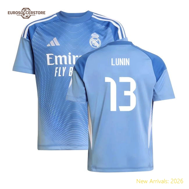 Kid-approved Kids Football Team Lunin Jersey 2025-2026 Breathable
