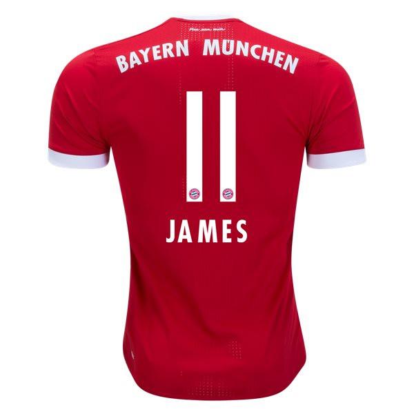 Elite Series Bayern Munich Home 201718 James 11 Soccer Jersey Shirt