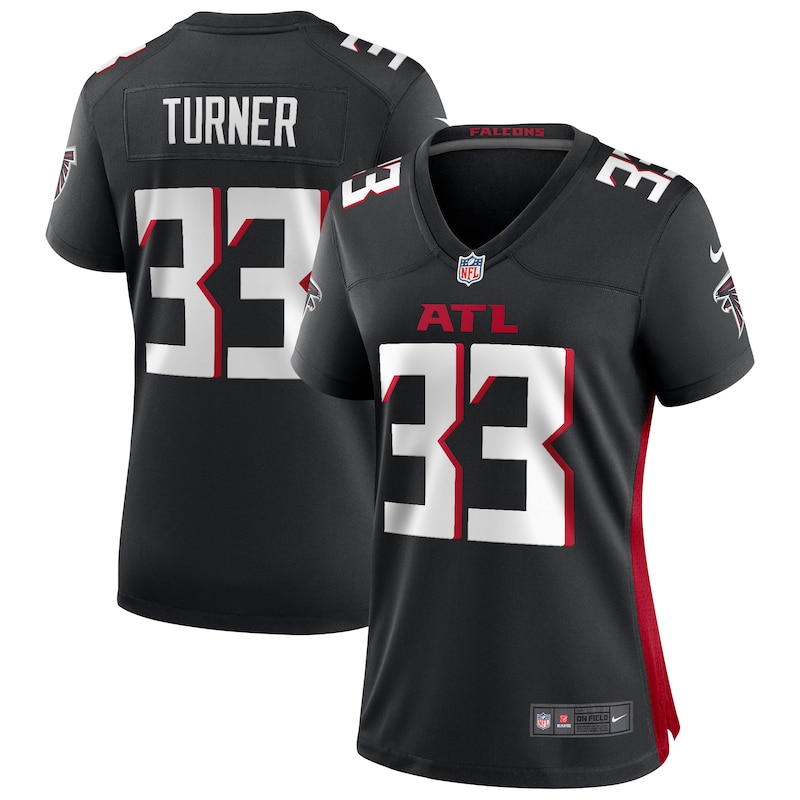 None Michael Turner ATL Falcons Energetic Premium Jersey Game Day Wear