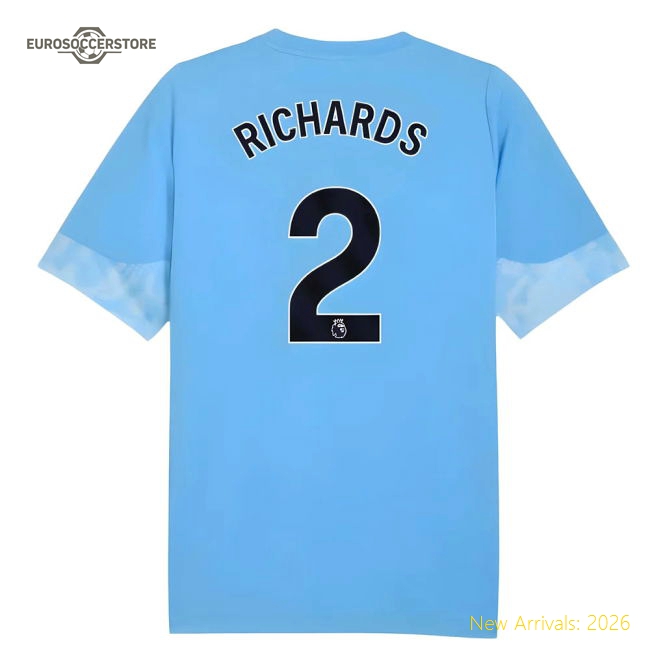 Man City Richards Premium Kids Jersey Performance Fabric Breathable