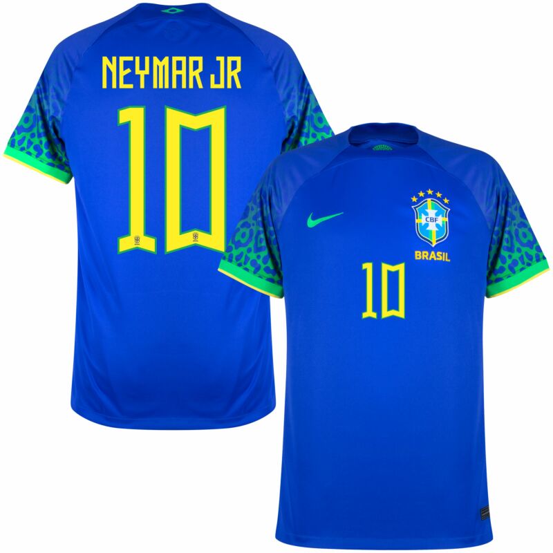 NEYMAR JR 2022 WORLD CUP BRAZIL Replica AWAY JERSEY