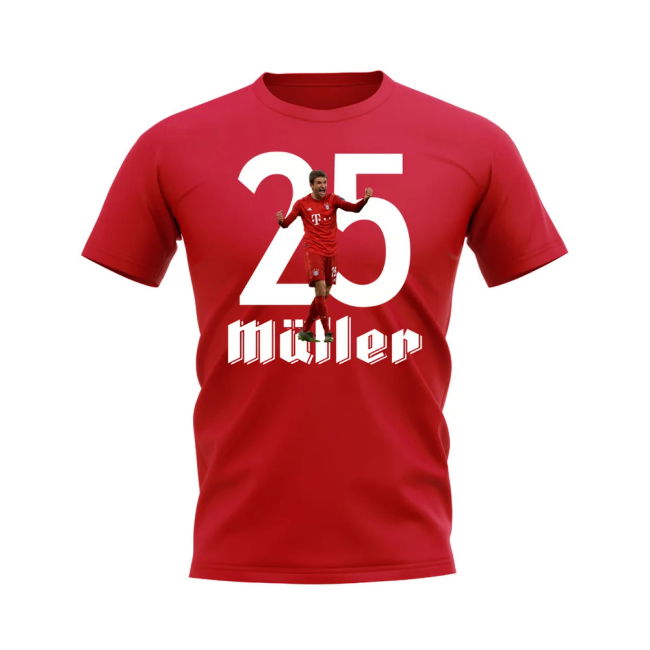 Muller 25 Bayern Munich Football Club Fan Shirt - Adults Version (1)