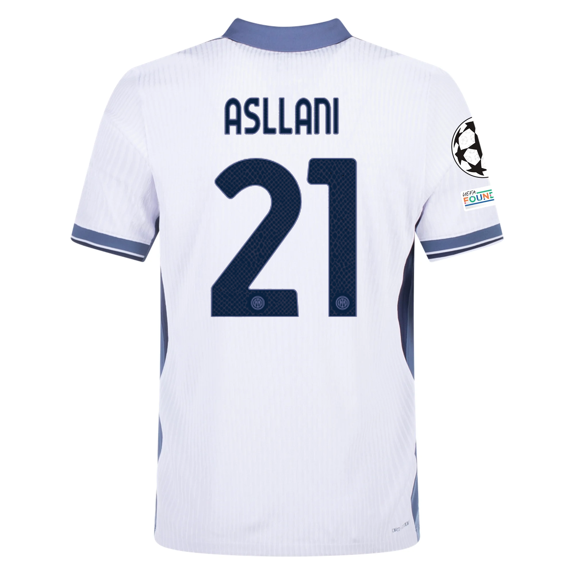 Inter Milan Asllani 2024-2025 UCL Away Jersey – Authentic Shirt