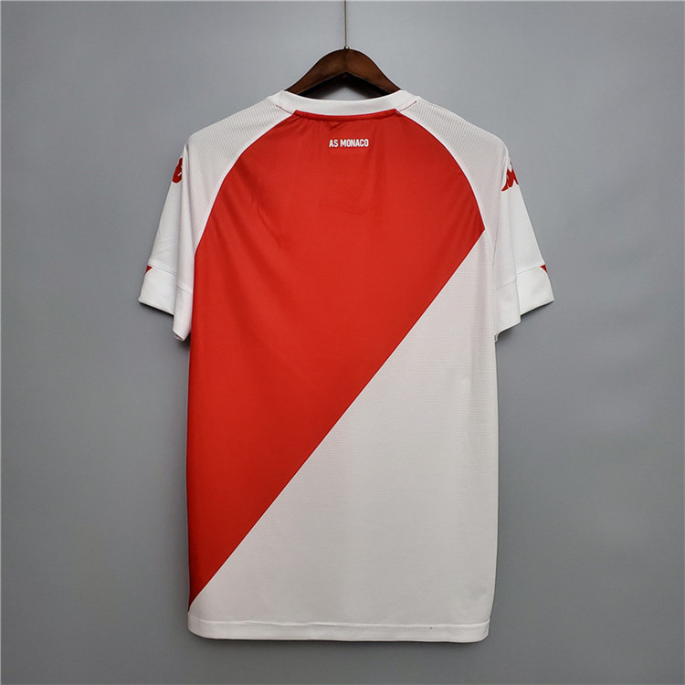 AS Monaco FC 20-21 Home RedWhite Soccer Jersey Football Shirt -
