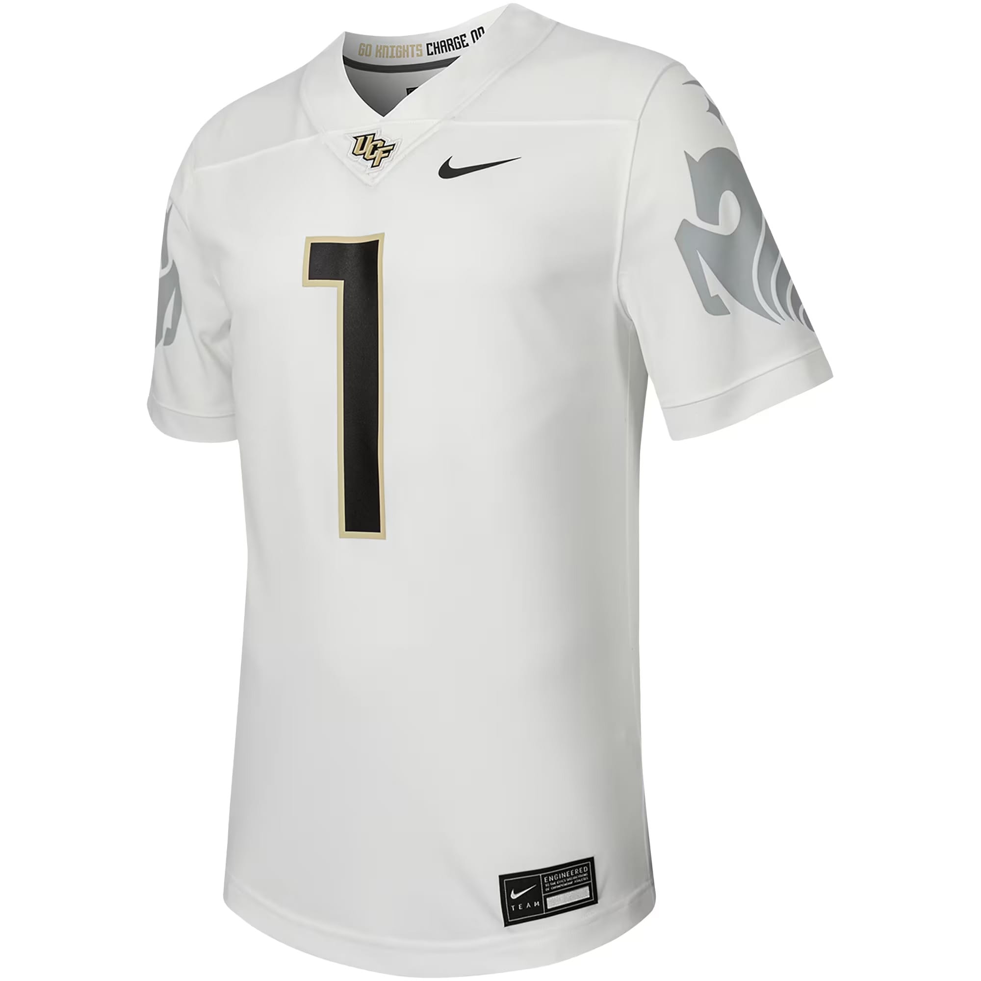 [NJP] UCF Knights Untouchable Replica Football Jersey - White