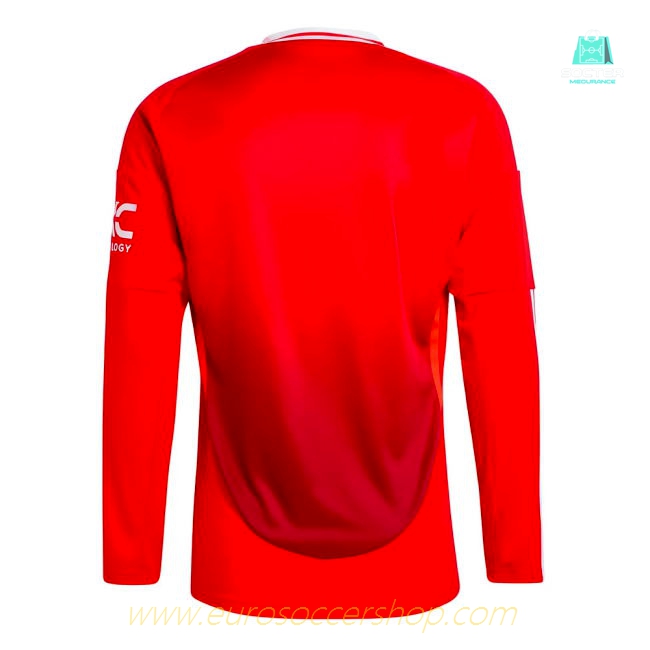 2024-2025 Man Utd Long Sleeve Home Shirt (Hojlund 9)