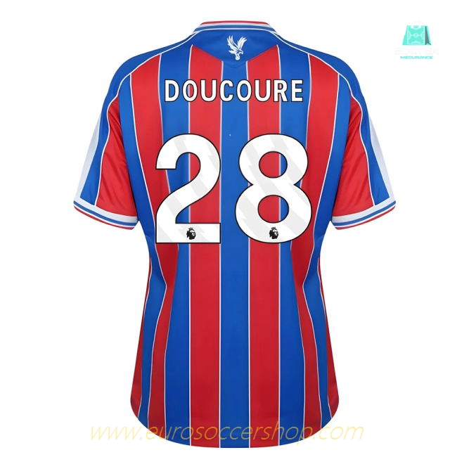 2025-2026 Crystal Palace Home Shirt (Womens) (Doucoure 28)
