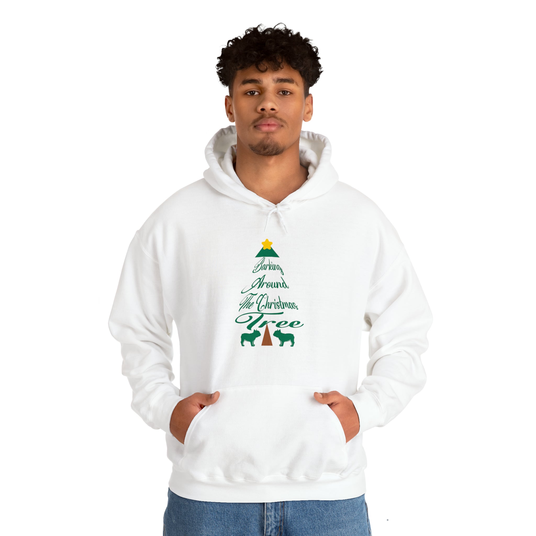 French Bulldog Christmas Tree Unisex Hoodie Cute Frenchie Essential